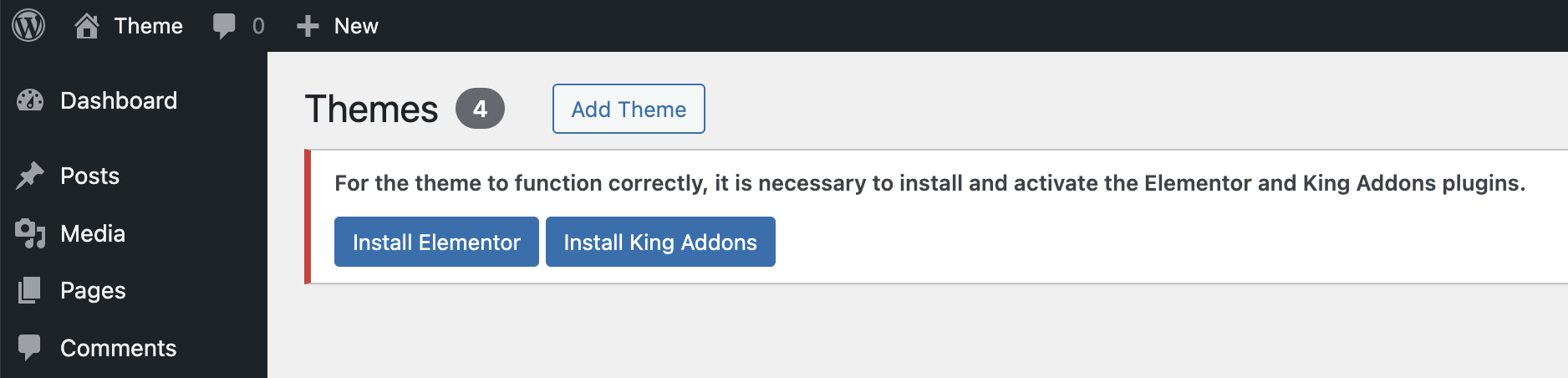 Step-by-Step Installation of the Theme and Demo Content – Duck Themes Docs